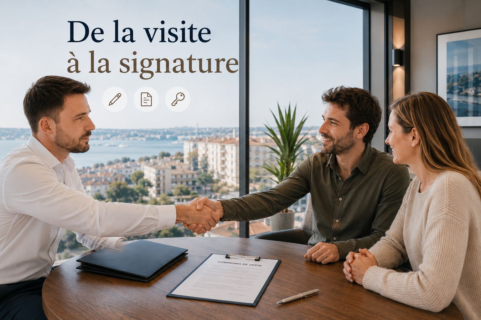 De la visite à la signature
